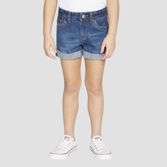 Levi's® Girls' Girlfriend Jean Shorts - Evie Medium Wash