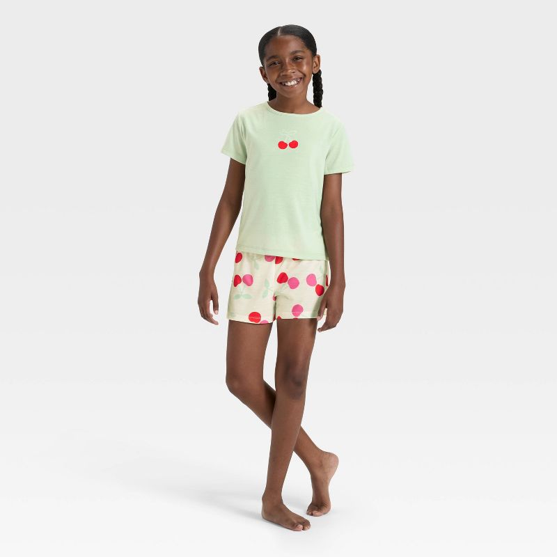 Girls' 2pc Short Sleeve Pajama Set - Cat & Jack™