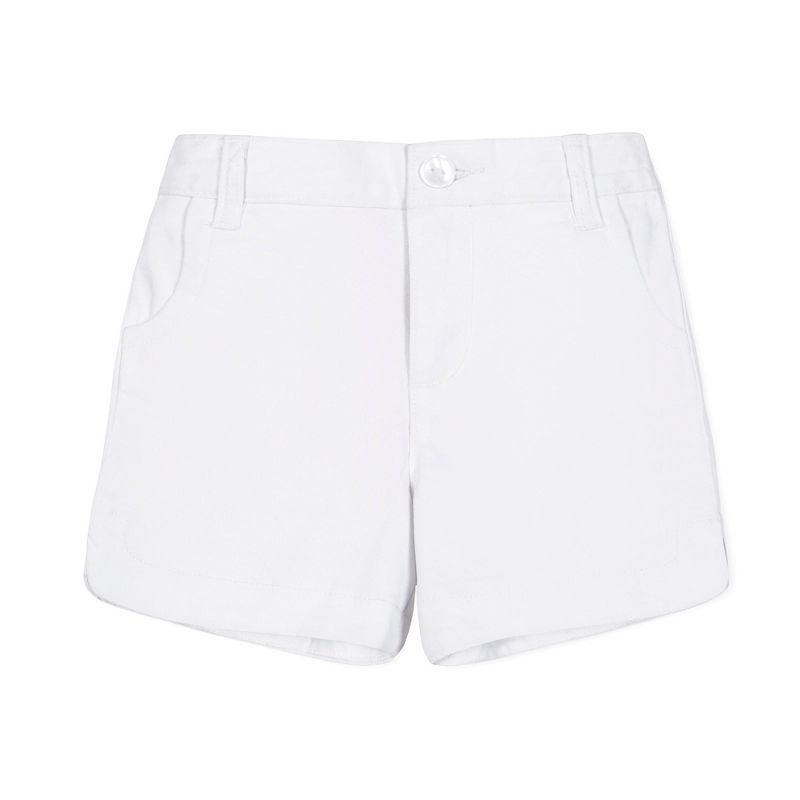 Hope & Henry Girls'  Stretch Chino Pull-On Short, Kids