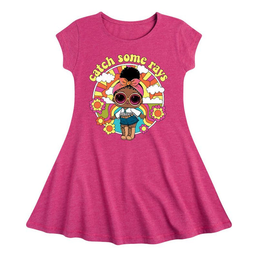 Girls' - LOL Surprise! - Catch Some Rays Fit & Flair Cap Sleeve Dress