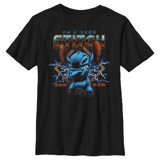 Boy's Lilo & Stitch 80s Rocker Stitch T-Shirt