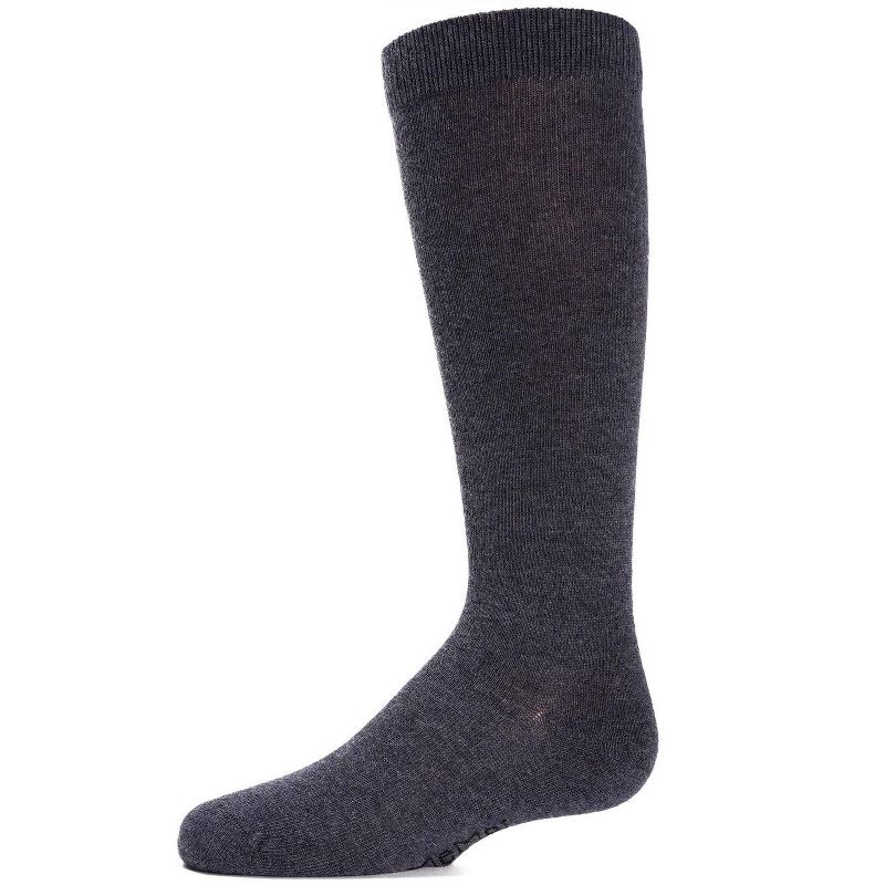 Memoi Kids' Basic Cotton Blend Knee High Socks (Part 2)