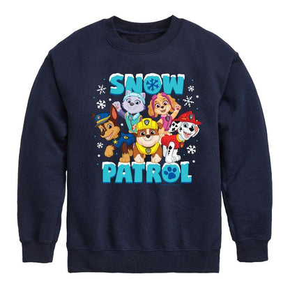 Boys' - Paw Patrol - Snow Patrol Graphic Long Sleeve Fleece Sweatshirt