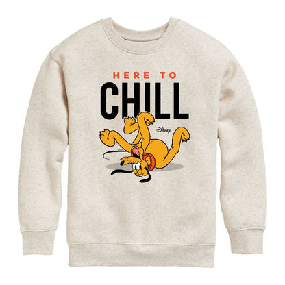 Boys' - Disney - Mickey & Friends Graphic Long Sleeve Fleece Sweatshirt