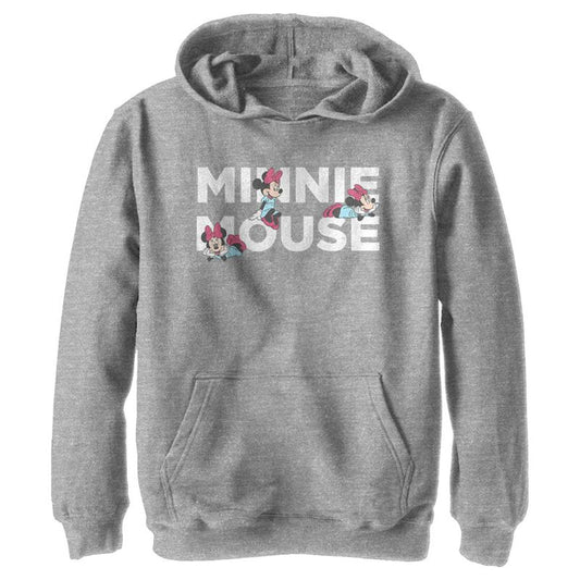 Boy's Disney Playful Minnie Pull Over Hoodie