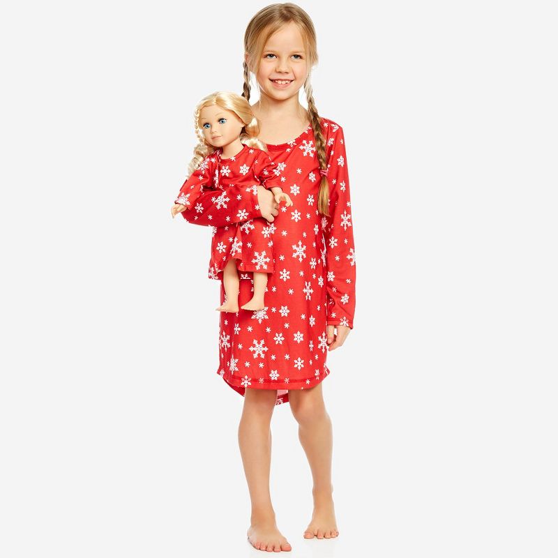Leveret Girl and Doll Matching Nightgown