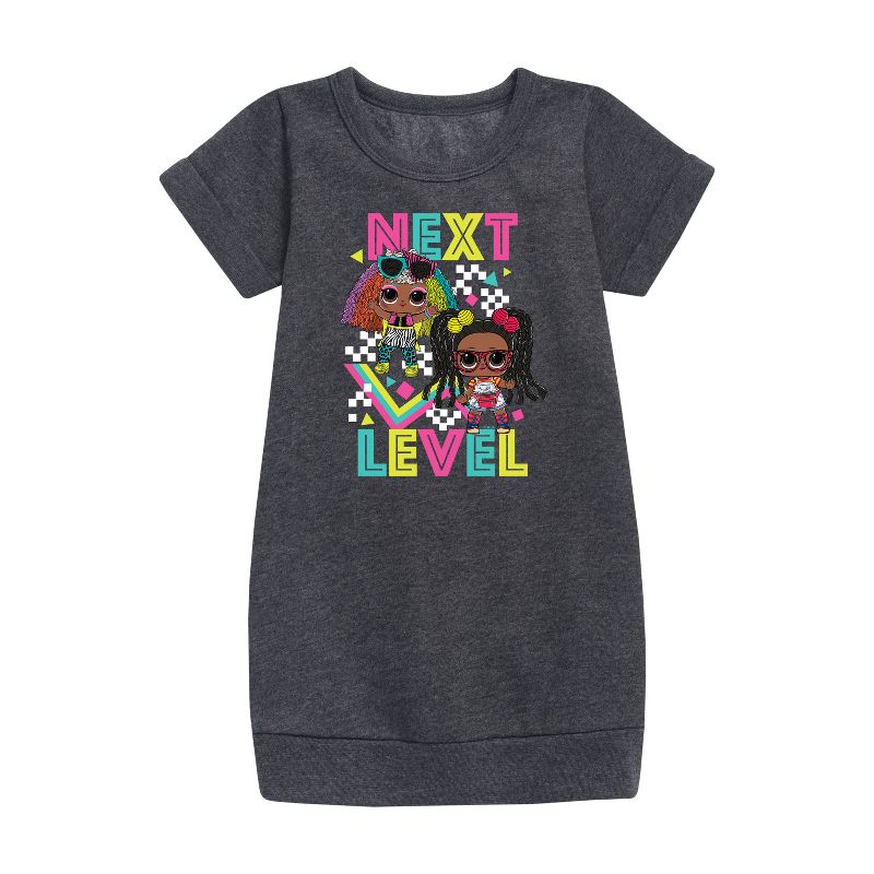 Girls' - LOL Surprise! - Next Level Graphic Short Sleeve Fleece Dress