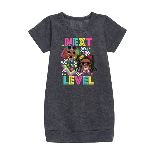 Girls' - LOL Surprise! - Next Level Graphic Short Sleeve Fleece Dress