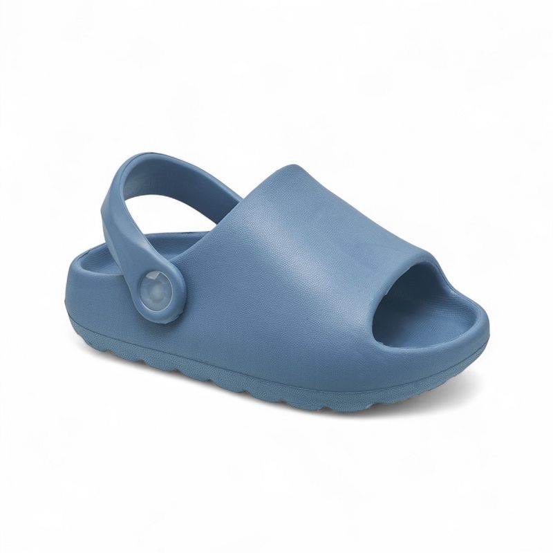 Aeropostale Toddler Cloud-Foam Slide Sandals with Pivot Heel Strap – Lightweight EVA Water-Friendly Clogs for Boys & Girls