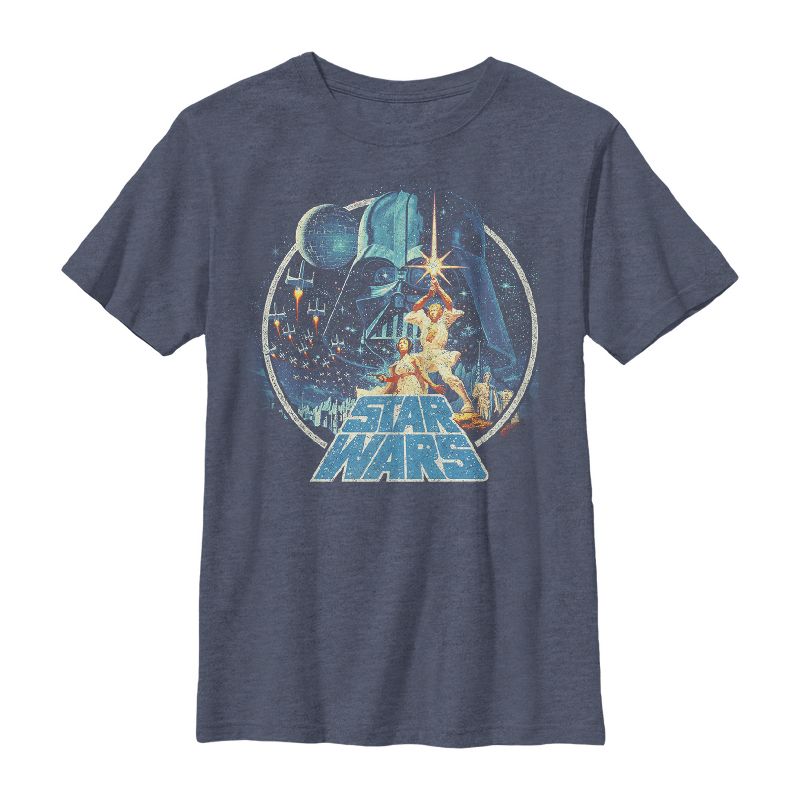 Boy's Star Wars Classic Scene Circle T-Shirt