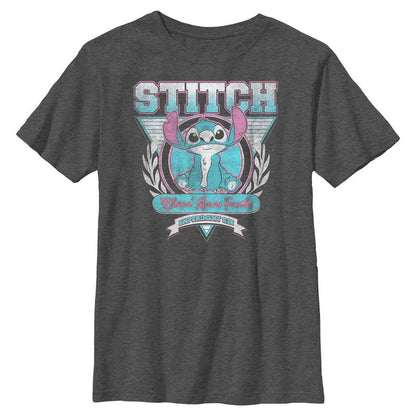 Boys Lilo & Stitch Retro Triangle Stitch T Shirt