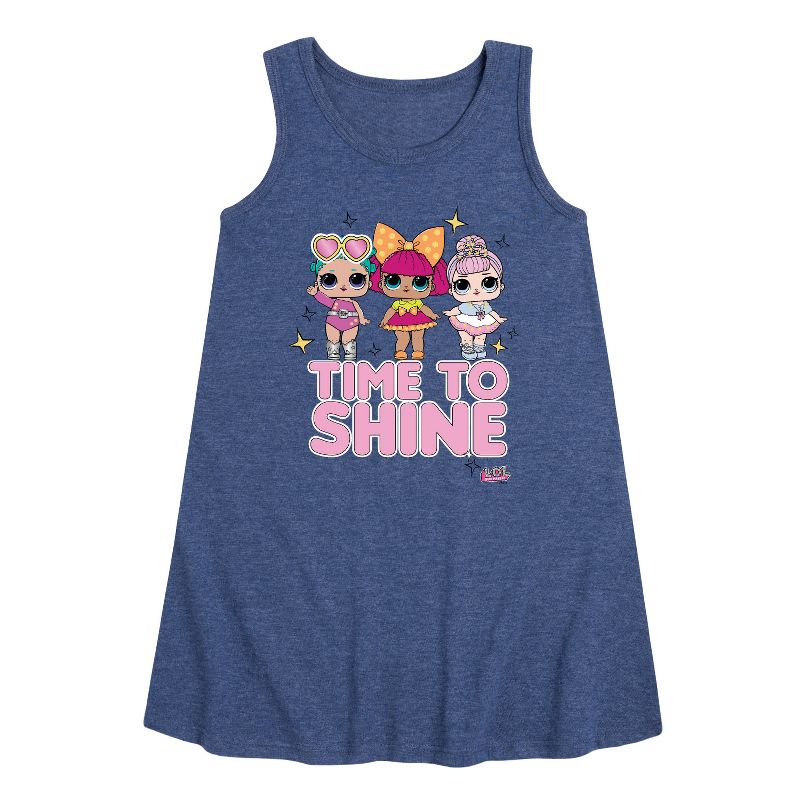 Girls' - LOL Surprise! - Time to Shine Graphic Sleeveless Aline Dress