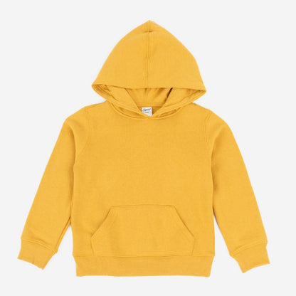 Leveret Kids Hooded Sweatshirt - Kids Hoodie Pullover Sweatshirt- With Kangaroo Pocket  - Boho Solid Color