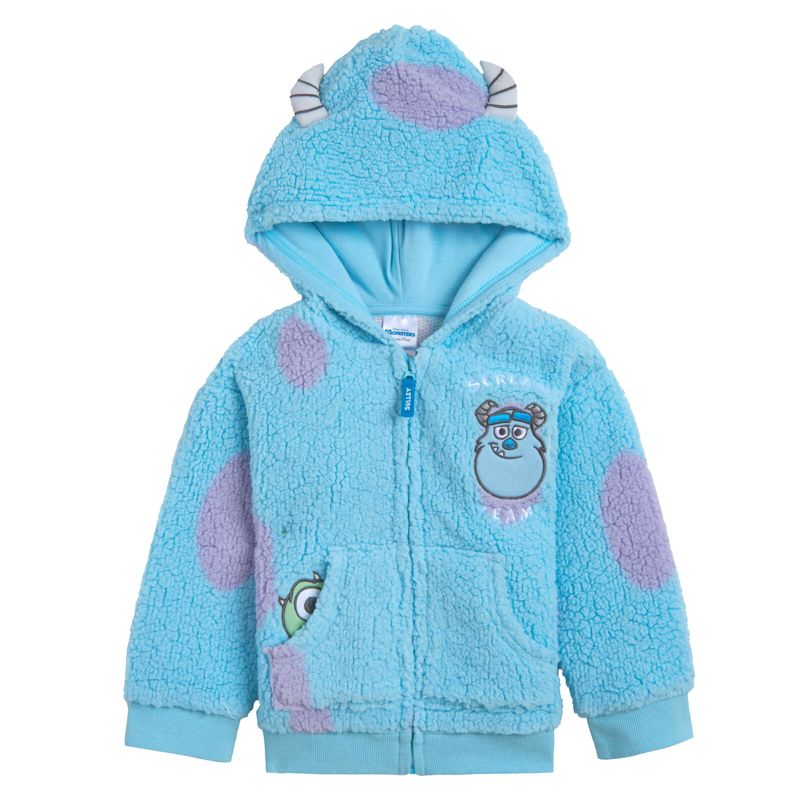 Disney Monsters Inc. Faux Shearling Cosplay Hoodie Toddler