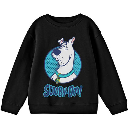 قميص شبابي أسود بأكمام طويلة بتصميم شخصية سكوبي دو