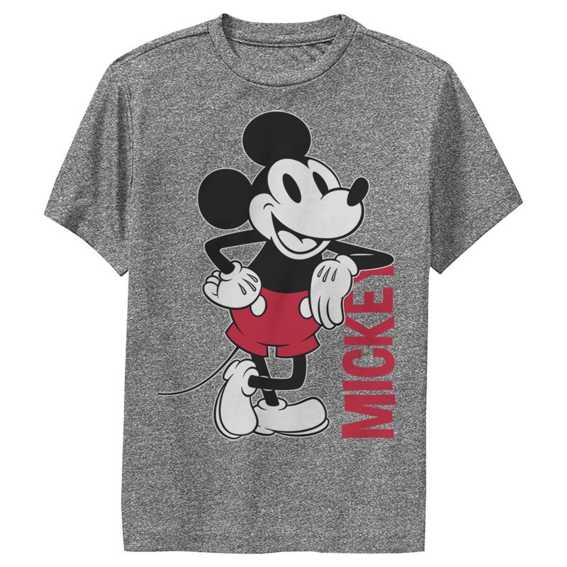 Boy's Disney Mickey Mouse Vintage Lean Performance Tee
