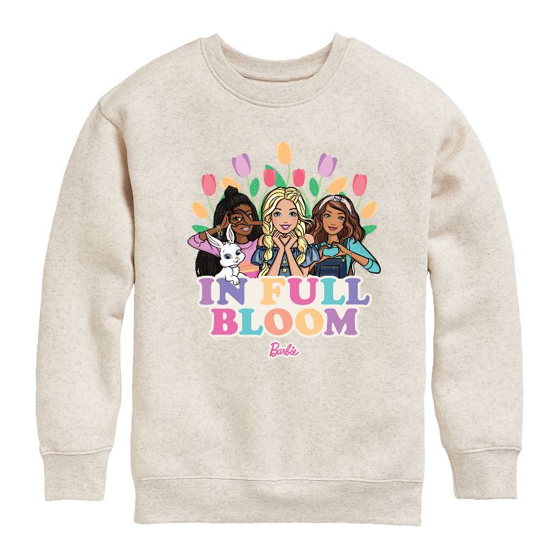 Boys' - Barbie - Easter Graphic Long Sleeve Fleece Sweatshirt