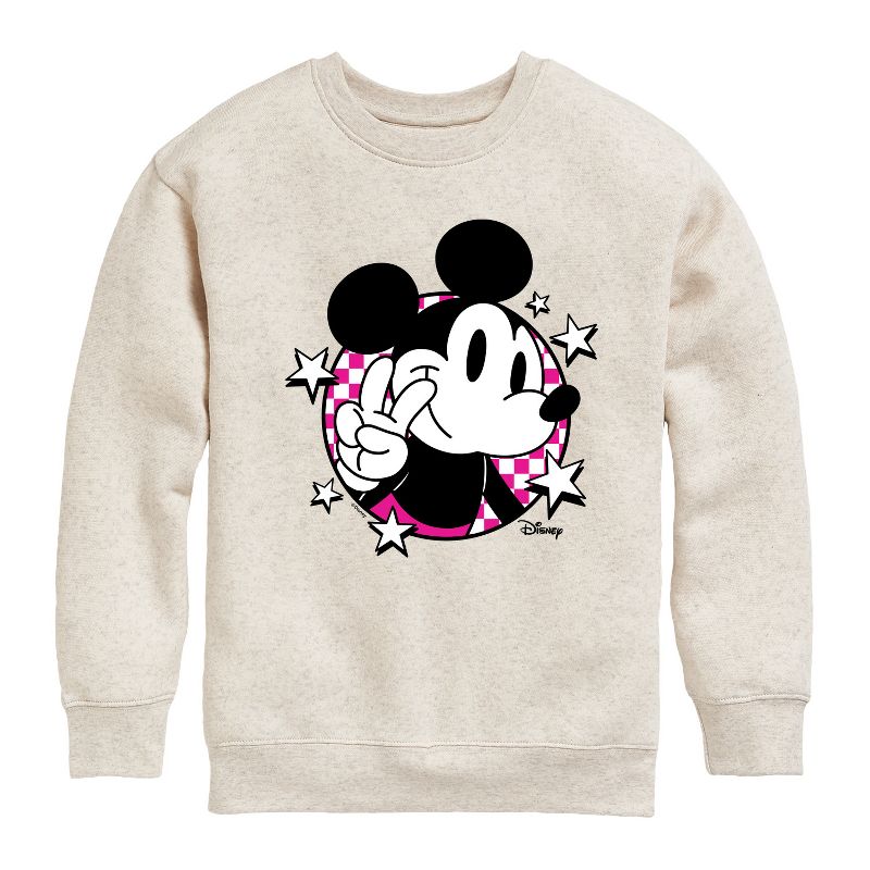 Boys' - Disney - Mickey & Friends Graphic Long Sleeve Fleece Sweatshirt