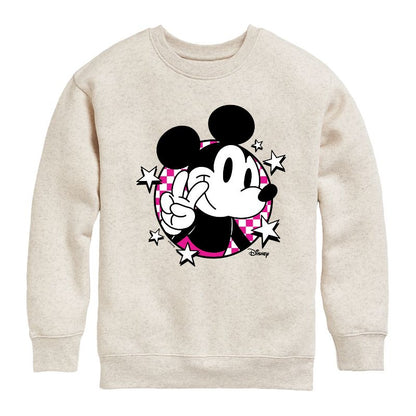 Boys' - Disney - Mickey & Friends Graphic Long Sleeve Fleece Sweatshirt