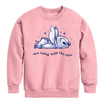 Boys' - Disney - Lilo & Stitch Graphic Long Sleeve Fleece Sweatshirt