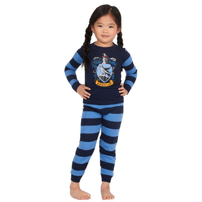 Harry Potter Kids Cotton Tight Fit Crest Pajamas All 4 Hogwarts Houses Available