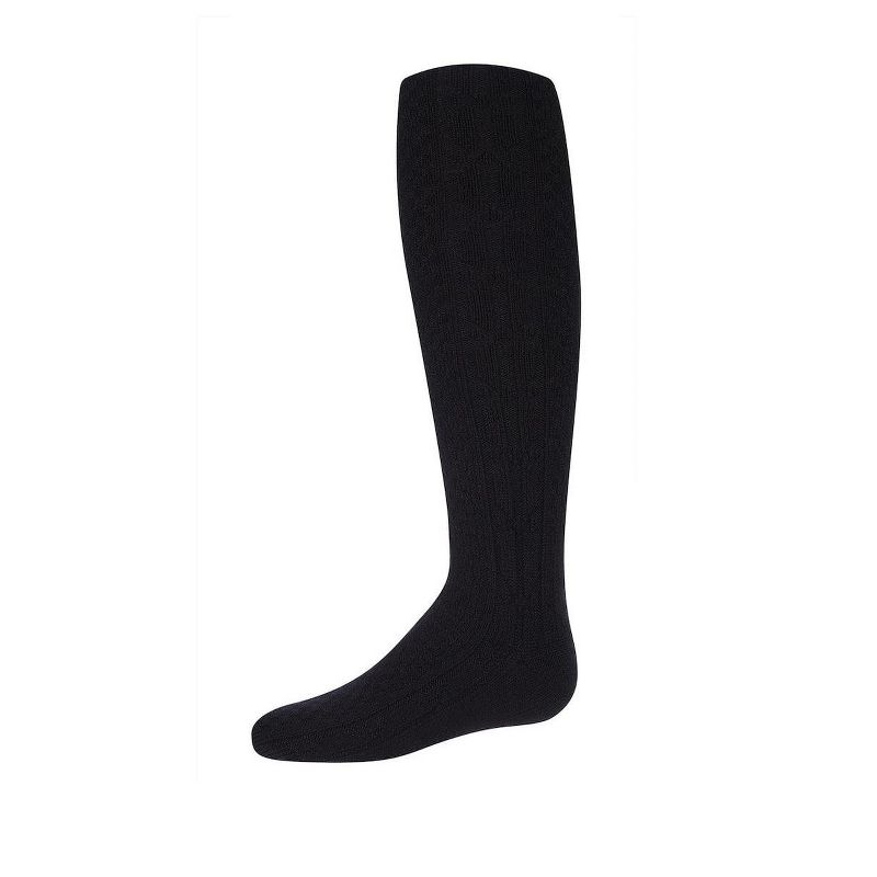 Memoi Girls Chunky Ribbed Knit Knee-High Socks