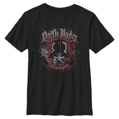Boys Star Wars Sith Lord Darth Vader Face T Shirt