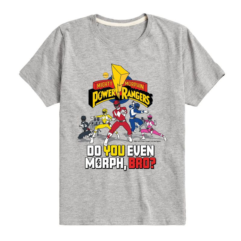 Boys' - Power Rangers - Do You Even Morph Bro Short Sleeve Graphic T-Shirt