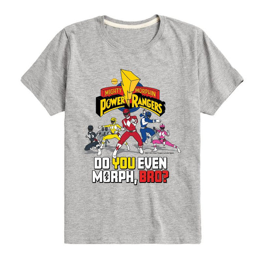 Boys' - Power Rangers - Do You Even Morph Bro Short Sleeve Graphic T-Shirt