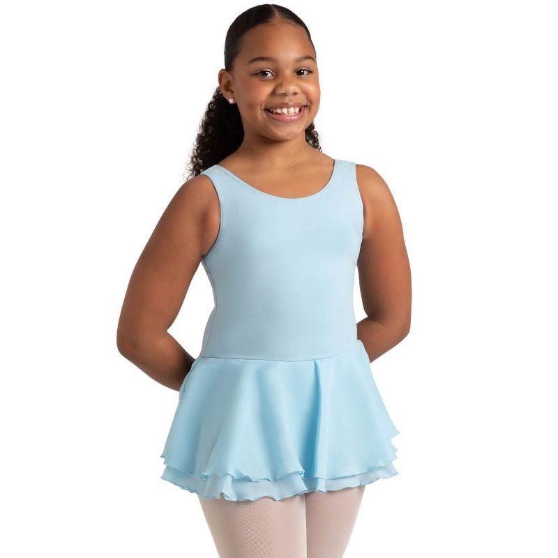 Capezio Double Layer Skirt Tank Dress - Girls