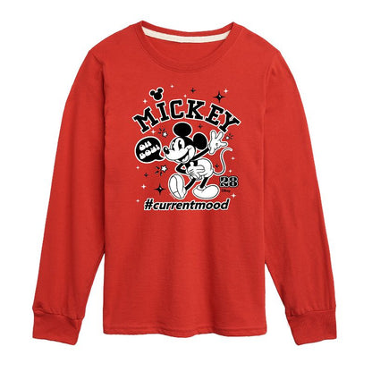 Boys' - Disney - Mickey Mouse Long Sleeve Graphic T-Shirt