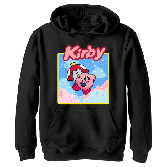 Boy's Nintendo Kirby Flying Portrait Pull Over Hoodie