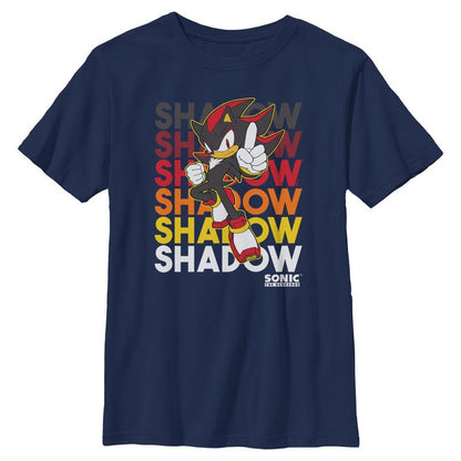 Boys Sonic the Hedgehog Shadow Stack T Shirt