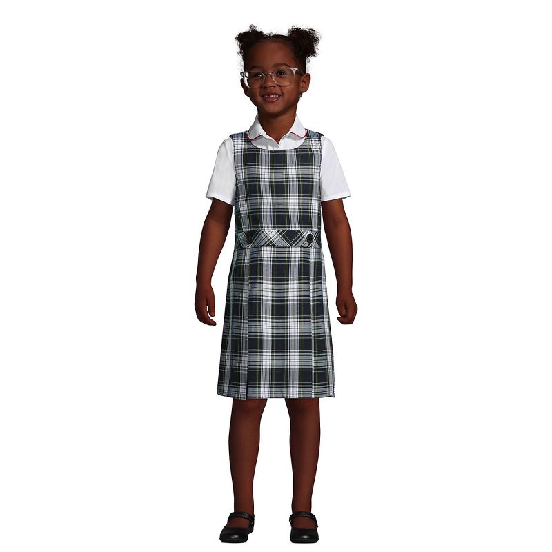Lands' End Kids Uniform Plaid Jumper