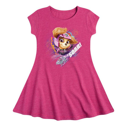 Girls' - Paw Patrol - Soar Fit & Flair Cap Sleeve Dress