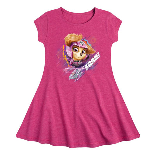 Girls' - Paw Patrol - Soar Fit & Flair Cap Sleeve Dress
