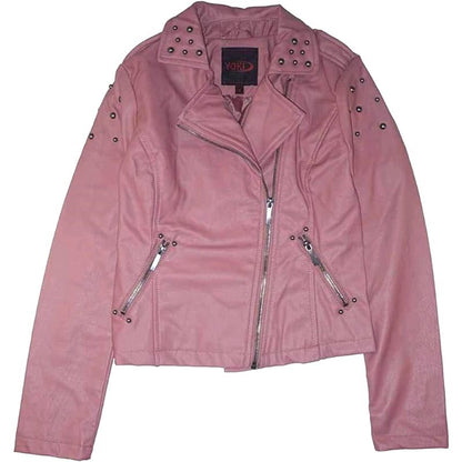 Yoki Little/Big Girls' Moto Style PU Faux Leather Jackets