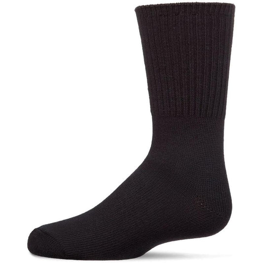 Memoi Kids Ribbed Moisture-Wicking Crew Socks