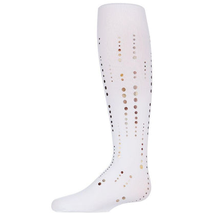 Memoi Retro Halftone Polka Dot Tights