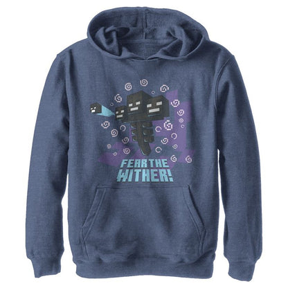هودي ماين كرافت للأولاد من Fear the Wither Pull Over Hoodie