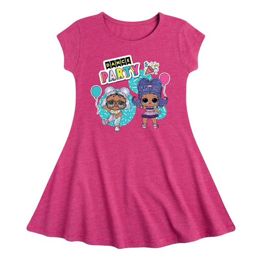 Girls' - LOL Surprise! - Dance Party Fit & Flair Cap Sleeve Dress