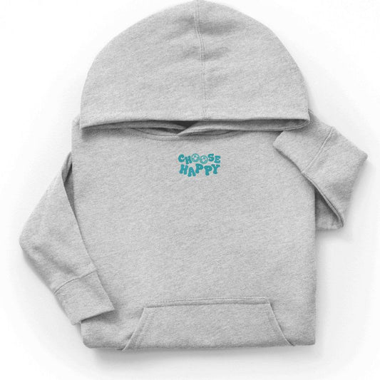 The Juniper Shop Embroidered Choose Happy Smiley Face Youth Hoodie