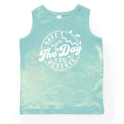 بلوزة بدون أكمام دائرية للشباب من The Juniper Shop SmileyWorld Have The Day You Deserve