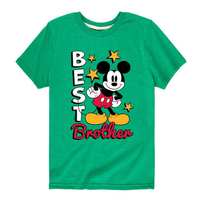 Boys' - Disney - Best Brother Short Sleeve Graphic T-Shirt
