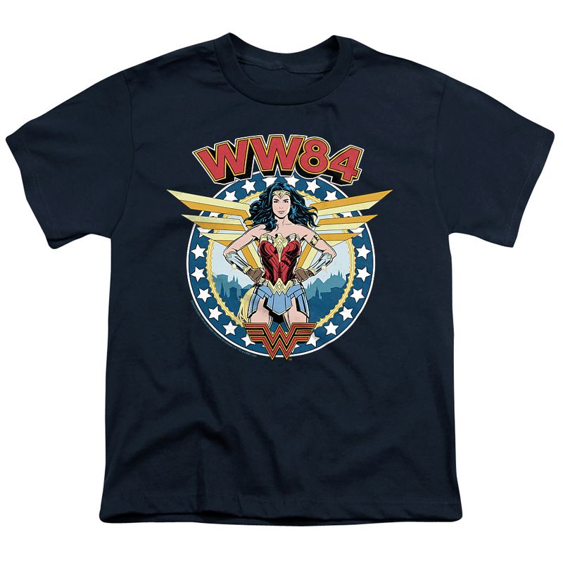 تي شيرت بأجنحة شعار Wonder Woman 1984 للأولاد