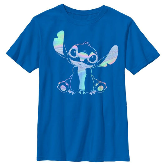 Boy's Lilo & Stitch Holographic Stitch T-Shirt