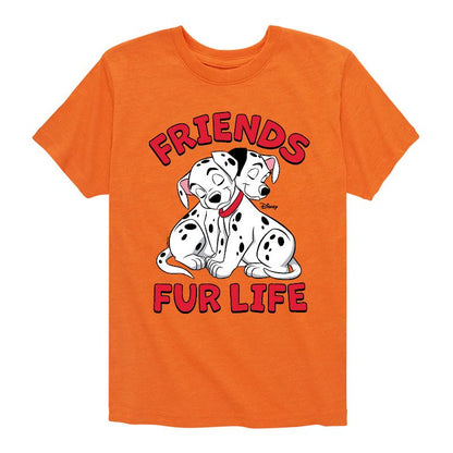 Boys' - 101 Dalmatians - Friends FUR Life Short Sleeve Graphic T-Shirt