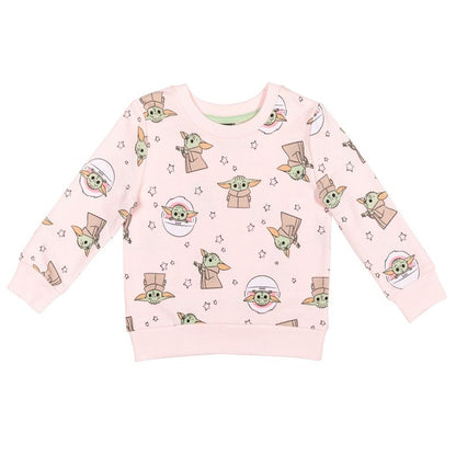 Star Wars Girls French Terry Sweatshirt Little Kid to Big Kid