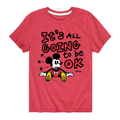 Boys' - Disney - Mickey Mouse Short Sleeve Graphic T-Shirt