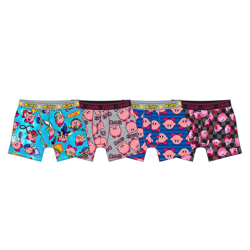 Kirby Character Print Multipack Boy's Boxer Briefs